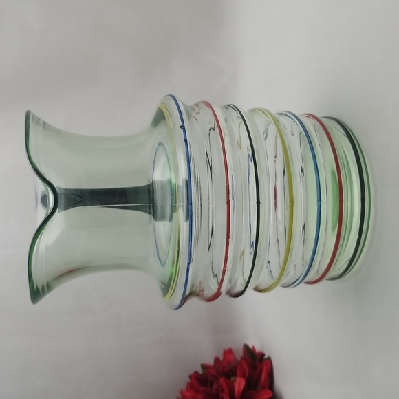 Uranium Depression Banded Water Pitcher - Picture 10 of 16